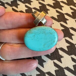 Turquoise Sterling Pendant